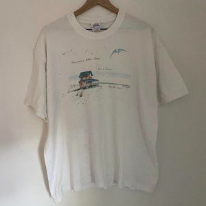 Vintage 90s Beach T Shirt